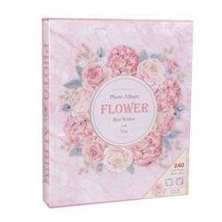 Фотоальбом 240 фото 10х15 Цветы / 9297 /уп 16/ 30 листов