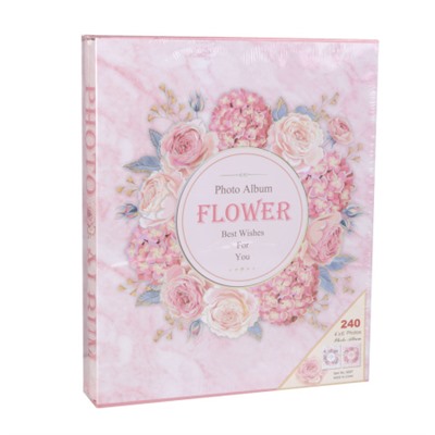 Фотоальбом 240 фото 10х15 Цветы / 9297 /уп 16/ 30 листов