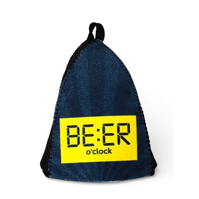 Шапка для бани и сауны Beer o'clock, полиэфир