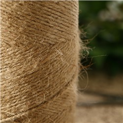 Шпагат джутовый для подвязки растений, 300 м, 1120 текс, 2 нити, джут, Greengo