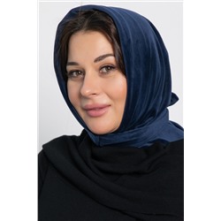 Косынка с завязками Велюр (синяя) КЗВ13-23М