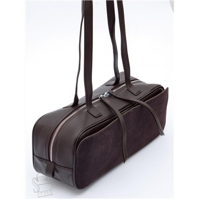 Сумка женская кожаная 6658-1VG coffee Vitelli Grassi в Новосибирске