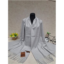 Тёплый палантин, цвет светло серый