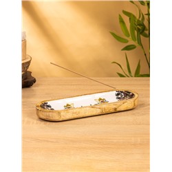 Подставка под благовония «Слоны», 28×10×3 см, манговое дерево