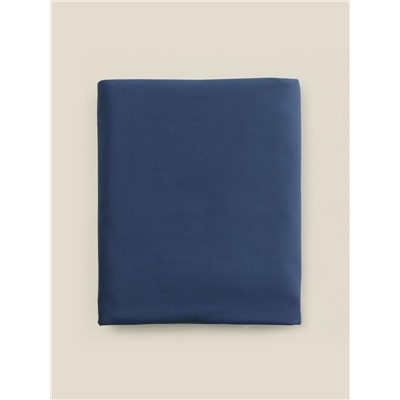 Простыня на резинке 1.5-спальная SL Home, 140×200+30 см, синяя, перкаль
