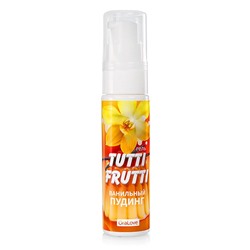 Интимный гель на водной основе Tutti-Frutti «Ванильный пудинг» - 30 гр.