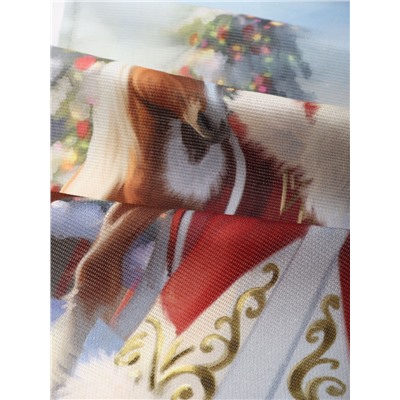 Набор кухонных полотенец «Доляна. Лошадь», 35×60 см-4 шт., 100% хл, рогожка, 160 г/м²