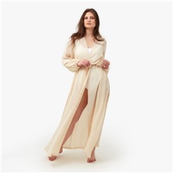 Платье-парео женское MINAKU: Summer time цвет бежевый, размер 50-52