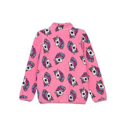 Толстовка из флиса на молнии для девочки