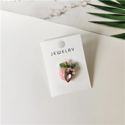 Брошь Персик