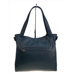 Женская сумка из натуральной кожи, цвет серый