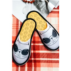 Тапки Стильные коты женские