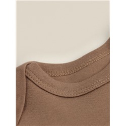 Набор боди SL HOME, рост 80-86 см, бежевый, кофейный