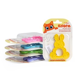 Массажер для десен (прорезыватель) "Зайка"