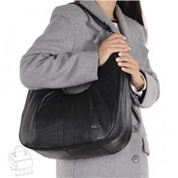 Сумка женская кожаная 99516 black Velina Fabbiano-Safena
