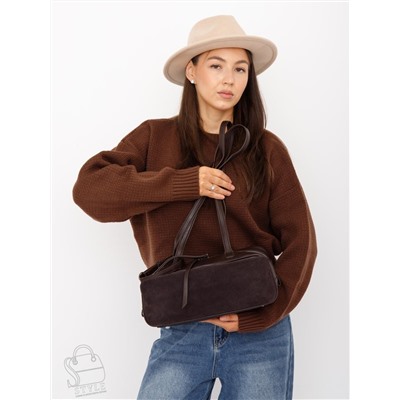 Сумка женская кожаная 6658-1VG coffee Vitelli Grassi в Новосибирске