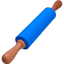 29439 Скалка силикон,дерев.ручки 38,3см.МВ (х48)