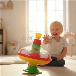 Юла с шариками в сетке