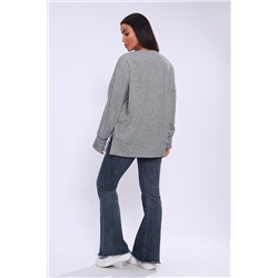 Худи женское с разрезами по бокам 003м