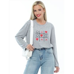 Лонгслив Отличный вариант, грей