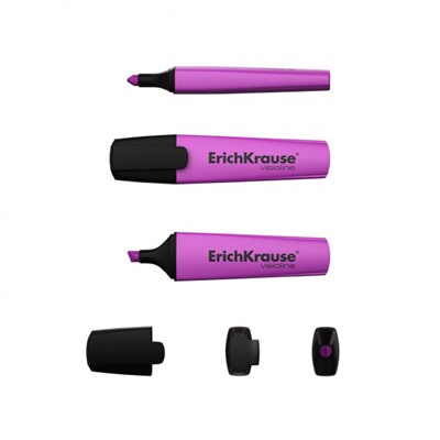 Текстовыделитель VisioLine® Неон V-12 0,6-5,2 мм фиолетовый 32501 ErichKrause