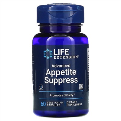 Life Extension, усовершенствованная добавка для снижения аппетита, 60 растительных капсул