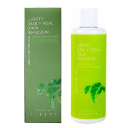 Jigott Успокаивающая эмульсия с центеллой / Daily Real Cica Emulsion, 300 мл 20920