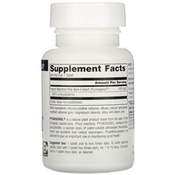 Source Naturals, пикногенол, 100 мг, 60 таблеток