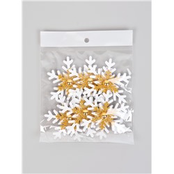 Новогодний декор «Снежинки», набор 6 шт.