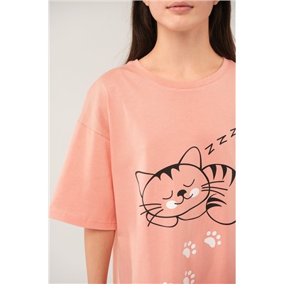 Туника оверсайз для девочки Happyfox