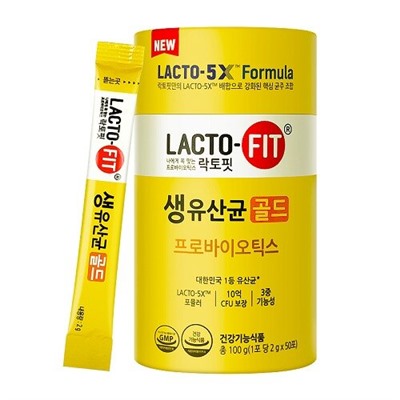 Lacto-Fit Пробиотик для микрофлоры кишечника Probiotics Gold Formula 2g*50 Sticks