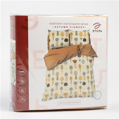 Постельное бельё 2-спальное «Этель» Autumn flowers, бязь