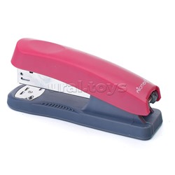 Степлер "Attomex" 24/6&26/6 (мощность 25 листов, глубина скрепления 56 мм) пластиковый, в картонной коробке, красный