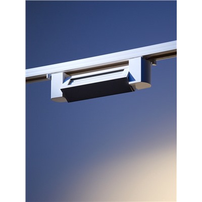 Трековый светильник линейный, поворотный, 10 Вт, 900 Лм, 4000К, IP20, белый, свечение нейтральное белое
