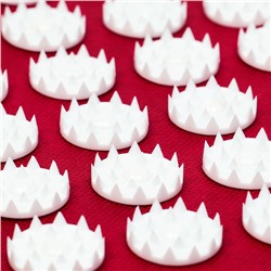 Аппликатор Кузнецова комплект, 144 колючки, спантекс, красный, 260×560 мм + валик 140×230