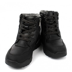 AL8194 черн Ботинки деми для мальчиков (33-38)/6