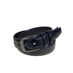Ремень мужской из искусственной кожи, цвет черный