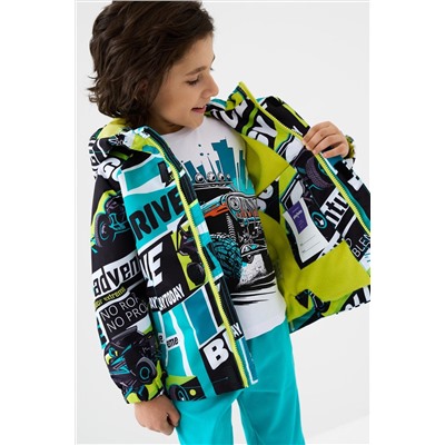 Куртка текстильная с полиуретановым покрытием для мальчиков (ветровка) PLAYTODAY, 1240304