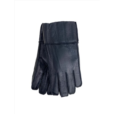 Перчатки мужские из натуральной кожи цвет черный