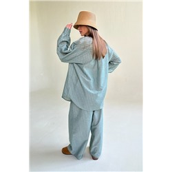 Костюм женский  SET065/12/Зеленый, белый