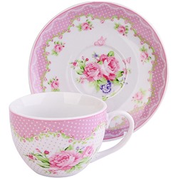 25926 Чайный сервиз 12пр 220мл ЦВЕТЫ LR (х6)