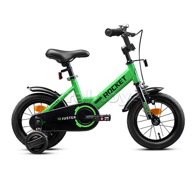 Велосипед 12" Rocket Juster, цвет зеленый