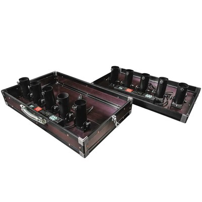 Пневматическая конфетти-пушка Global Effects GE0704 / Power Shot-5x2 (десять стволов в кофре)