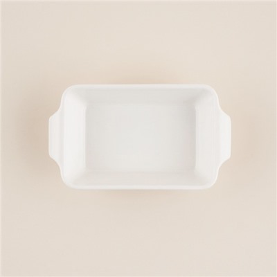 Форма для выпечки SL Home «Санторини», 250 мл, 15.8×9.2×4.5 см, жаропрочная керамика, белая