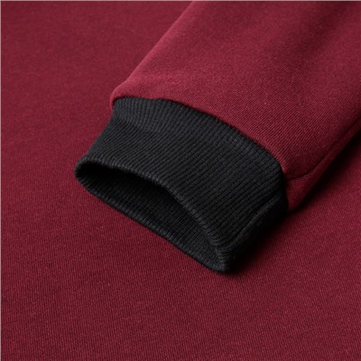 Свитшот мужской НАЧЁС, цвет бордо, размер 56