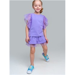 Фуфайка трикотажная для девочек (футболка)