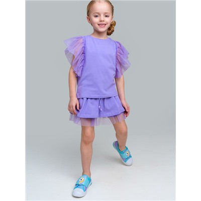 Фуфайка трикотажная для девочек (футболка)