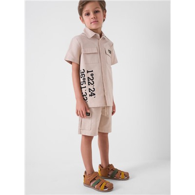 Комплект текстильный для мальчиков: рубашка, шорты