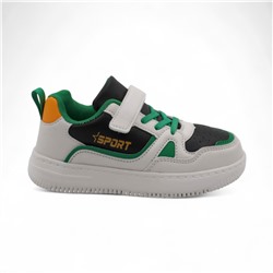 Кроссовки А775-6 бежево зеленые