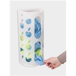 Корзина для пакетов Darel plastic «Яблоко», пластик, 16×13.5×37.5 см, МИКС